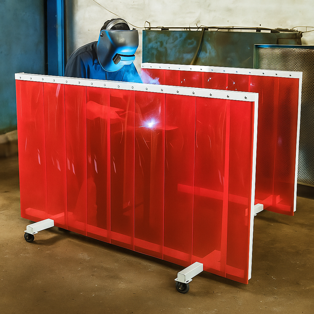 Partisi Las Tirai Welding Screens