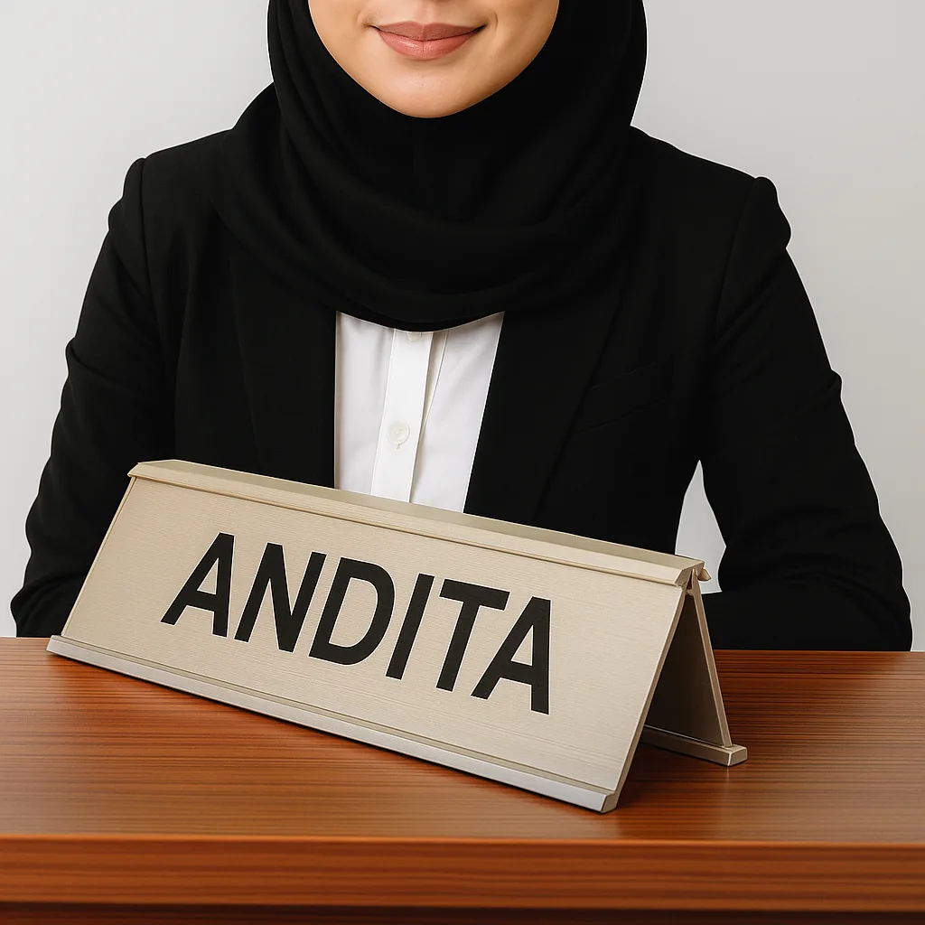 name desk